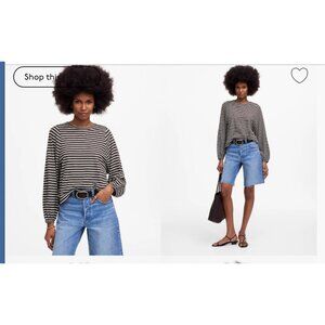 Madewell Striped Long Sleeve Tee